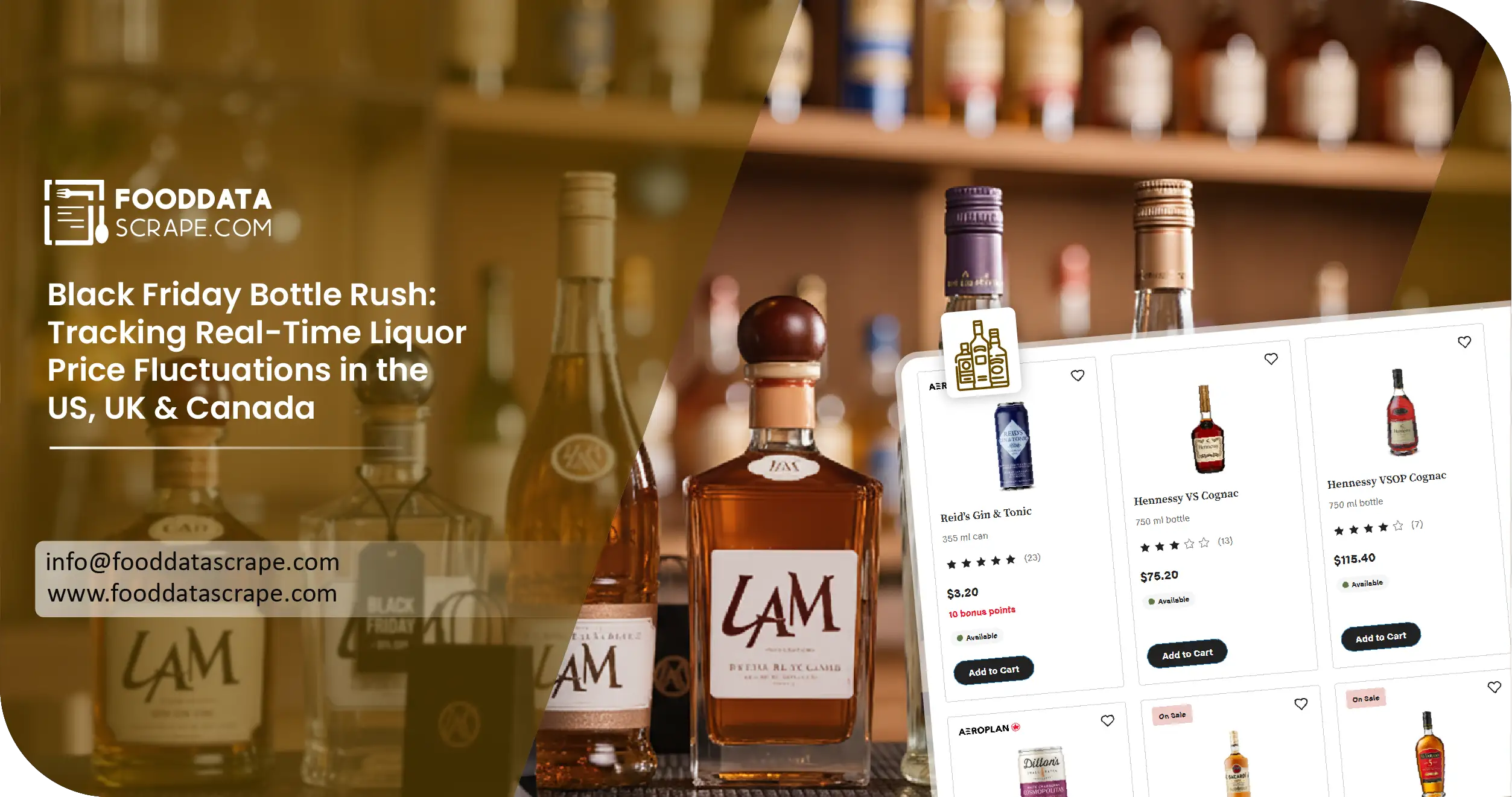 Black Friday Liquor Data Scraping US, UK & Canada